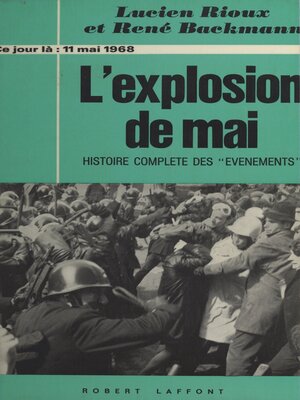 cover image of L'explosion de mai, 11 mai 1968